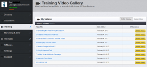 MVB Dashboard - Training Videos