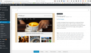 Screenshot of Pinboard WordPress Theme